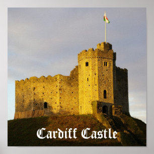 Affiches Château au coucher du soleil