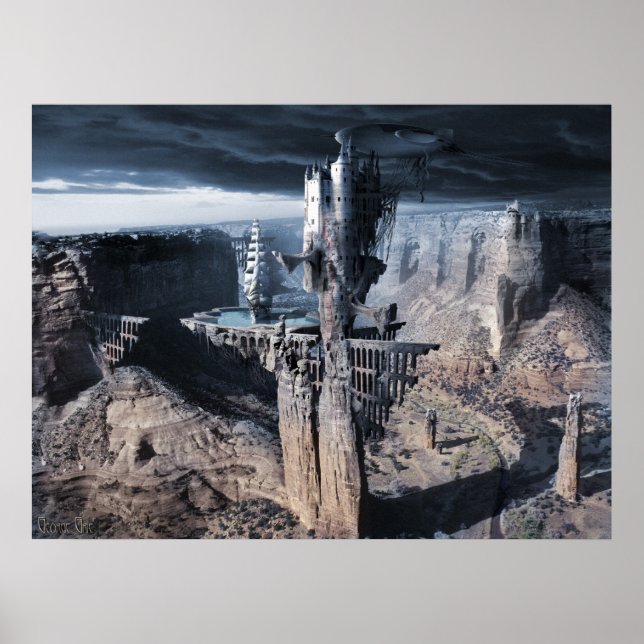 Affiches Château blanc (Devant)