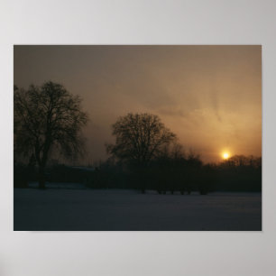 Affiches Château Charlottenhof, Coucher de soleil