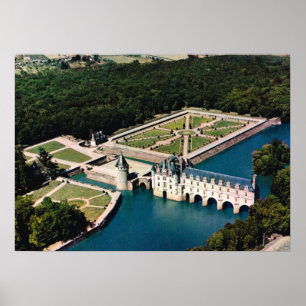 Affiches Château Chenonceaux de la France, la Loire