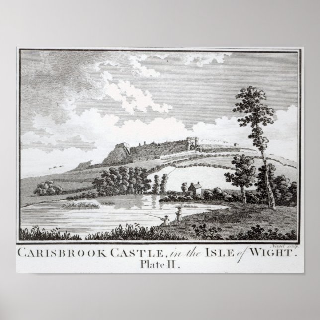Affiches Château de Carisbrook, dans l'île de Wight (Devant)