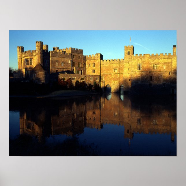 Affiches Château de Leeds, 12e s., bastion normand et (Devant)