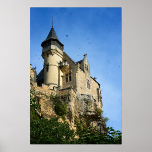Affiches château de Montfort, Dordogne, France