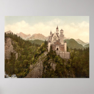 Affiches Château de Neuschwanstein, Bavière, Allemagne