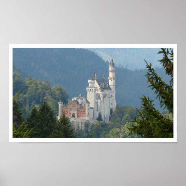 Affiches Château de Neuschwanstein, Château de Fairy, Allem (Devant)