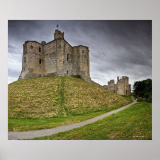Affiches Château de Warkworth en Northumberland, Angleterre
