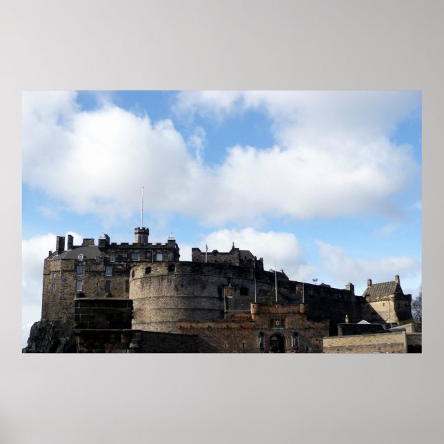 Affiches Château d'Édimbourg en Ecosse (Devant)