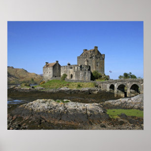 Affiches Château d'Eilean Donan, Écosse. Le célèbre Eilean