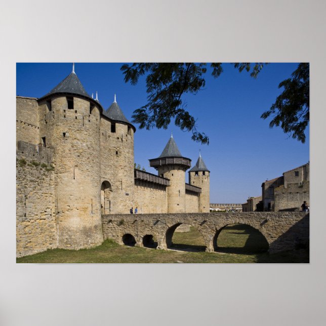 Affiches Château des Comtes, Carcassonne, Aude, Languedoc, (Devant)