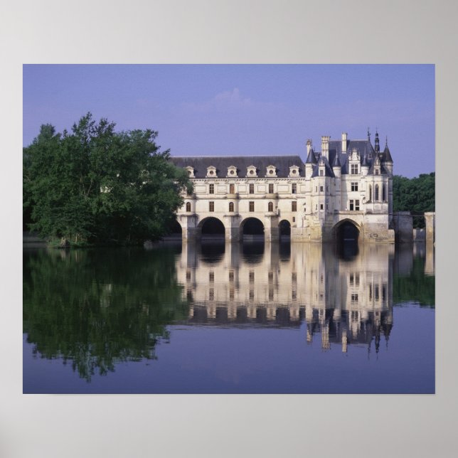Affiches Château du Chenonceau, Vallée de la Loire, (Devant)