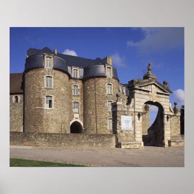 Affiches Château et Musée, Boulogne, Pas-de-Calais, (Devant)