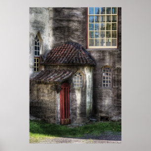 Affiches Château - la porte cachée dans le dos