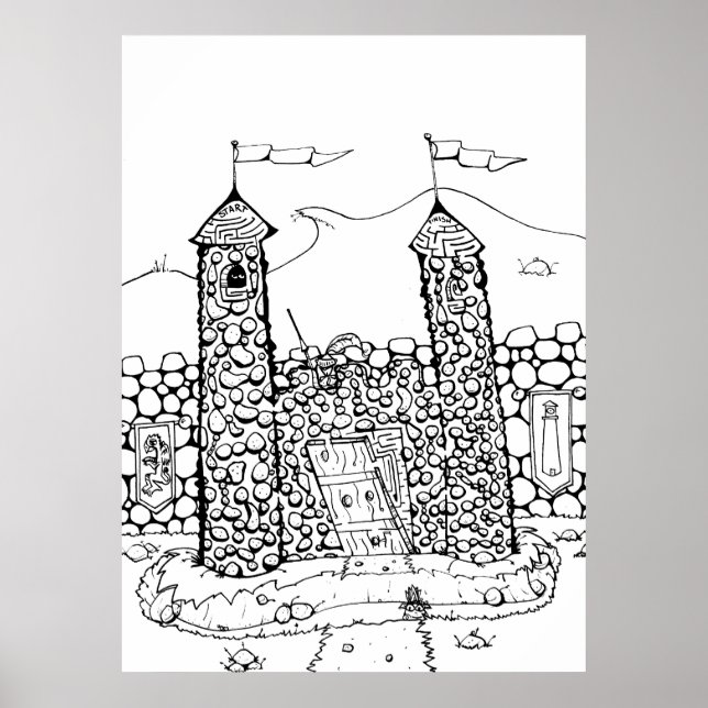 Affiches Château Maze (Devant)