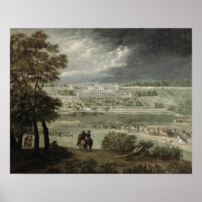 Affiches Château-Neuf de St. Germain-en-Laye en 1655 (Devant)