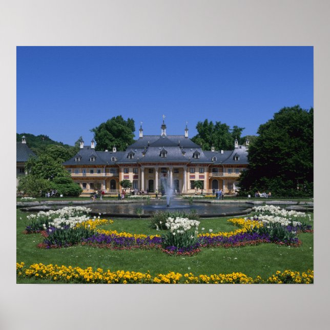 Affiches Château Pillnitz, Dresde, Saxe, Allemagne (Devant)