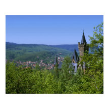 Château, Wernigerode, Saxe Anhalt, Allemagne