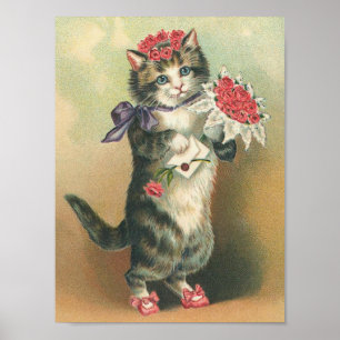 Affiches Chaton vintage