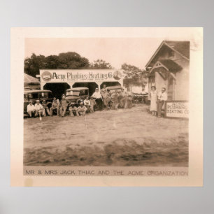 Affiches Chauffage et plomberie, Kilgore, TX 1931 / 32