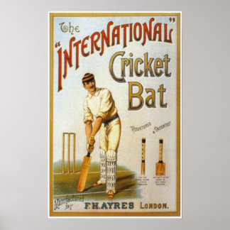 Affiches Chauve-souris de cricket