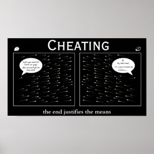Affiches Cheating - Motivational Demotivational