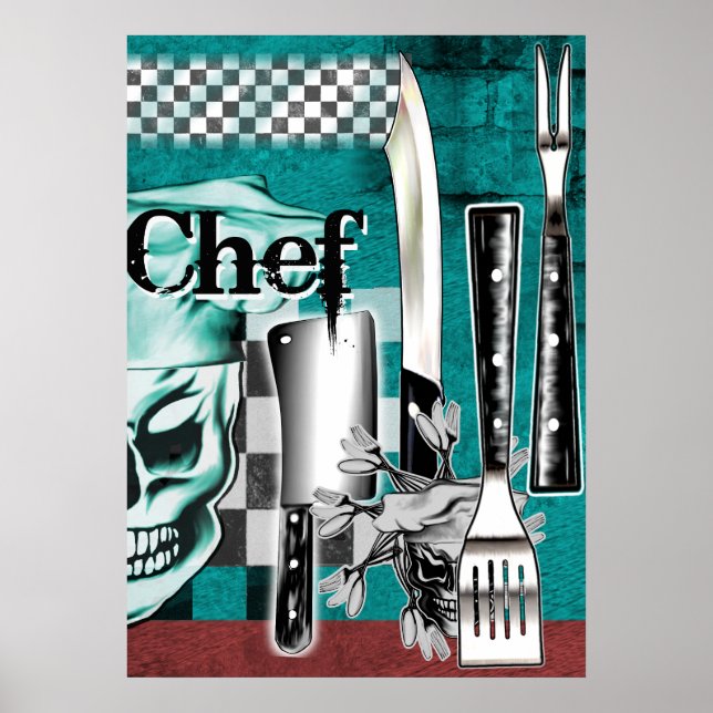 Affiches Chef Crâne 4 (Devant)