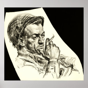 Affiches Chef d'équipe 1945