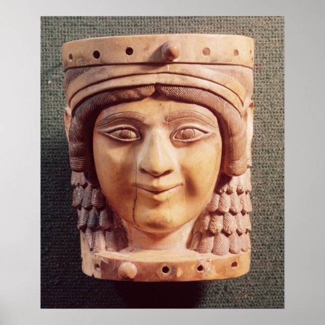 Affiches Chef d'une femme, appelée la Dame du Puits (Devant)