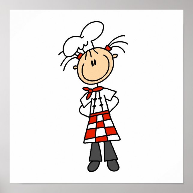 Affiches Chef féminine (Devant)