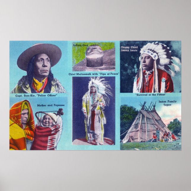 Affiches Chef Multnomah, Capt Som-Kin (Devant)