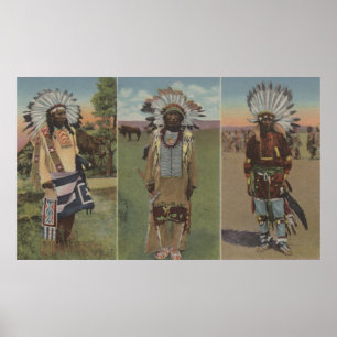 Affiches Chef Red Cloud, chef Dewey Beard