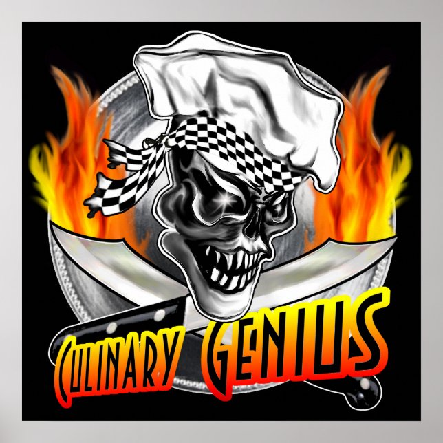 Affiches Chef Skull 5 (Devant)