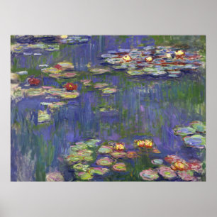 Affiches Chefs-d'œuvre de peinture de Nymphéas de Monet