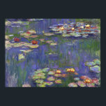Affiches Chefs-d'œuvre de peinture de Nymphéas de Monet<br><div class="desc">Nymphéas de Monet - Ce tableau classique de Monet a été peint par Claude Monet en 1916. Il fait partie de sa célèbre collection de nymphéas où il peint dans son jardin à Giverney,  France. Un tableau chef-d'œuvre.</div>