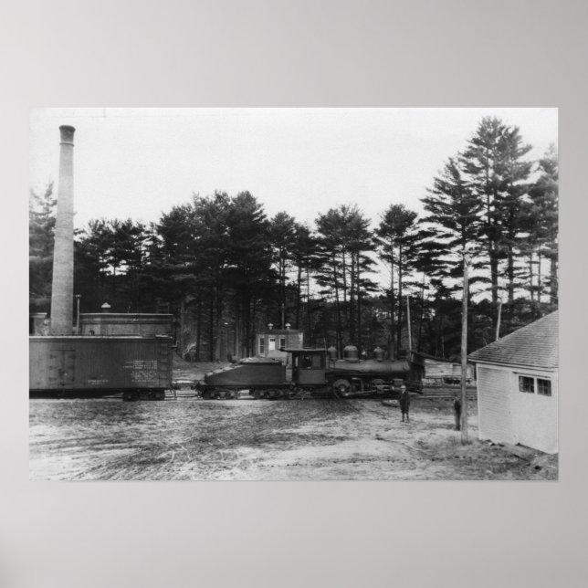 Affiches Chemin de fer de la Pologne (Devant)