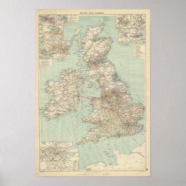 Affiches Chemin de fer des îles britanniques (Devant)