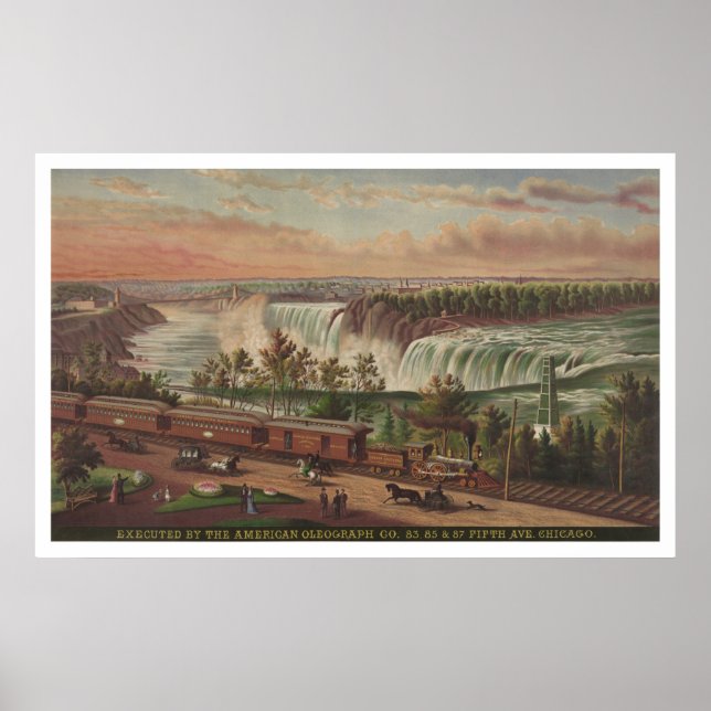 Affiches Chemin de fer du Canada Sud à Niagara Falls (Devant)