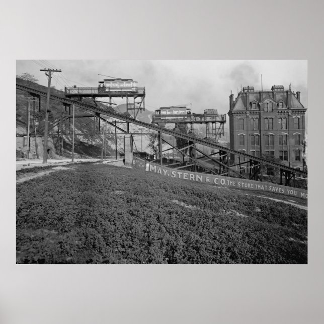 Affiches Chemin de fer incliné Mount Adams à Cincinnati 190 (Devant)