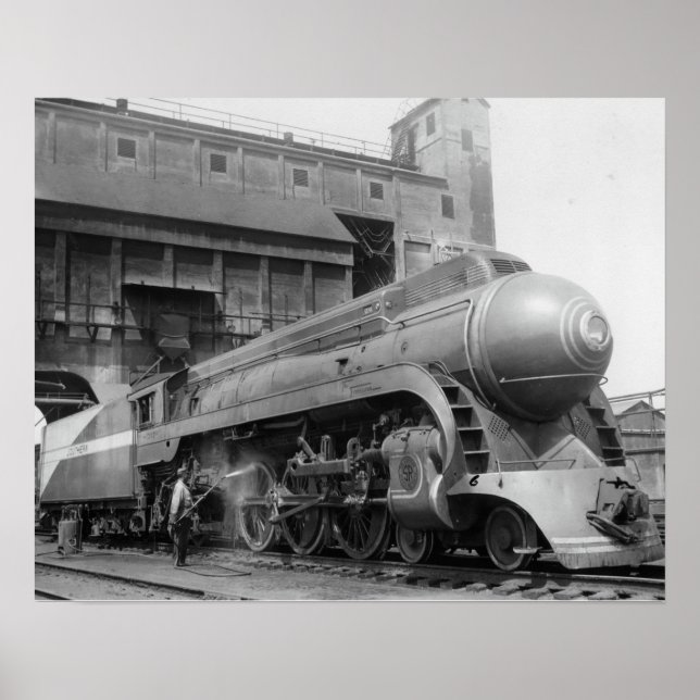 Affiches Chemin de fer Sud Pacifique PS-4 #1380 (Devant)