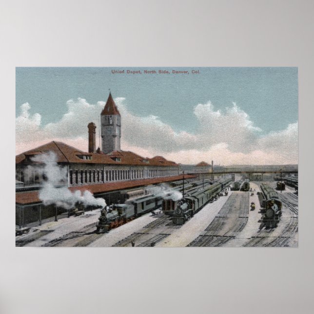Affiches Chemin de fer Union Depot côté nord (Devant)