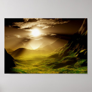 Affiches Chemin Gold