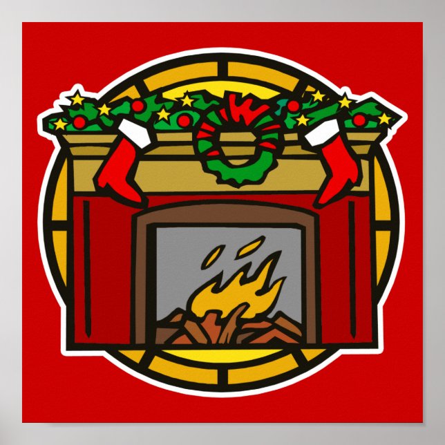 Affiches Cheminée (Devant)