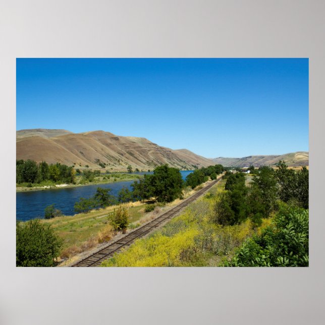 Affiches Chemins de fer Clearwater River et BG&CM, Idaho (Devant)