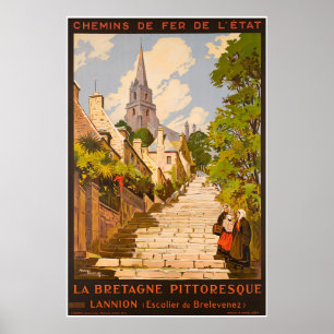 Affiches Chemins de Fer de l'Etat, La Bretagne Pittoresque,