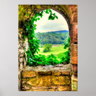 Affiches Chepstow Castle Window II, Monmouthshire, Pays de 