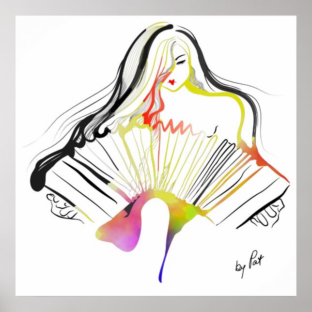 Affiches Cher Bandoneon (Devant)