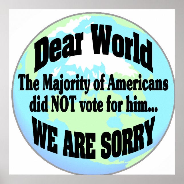 Affiches cher monde (Devant)