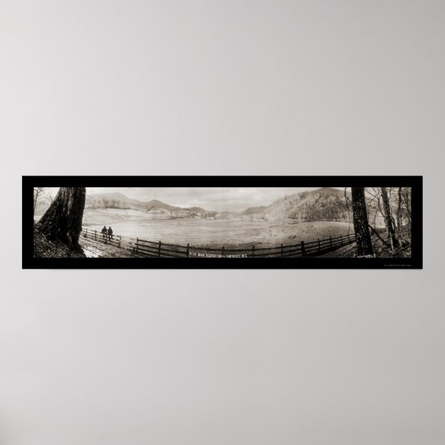 Affiches Cherokee NC Réserve indienne Photo 1909 (Devant)