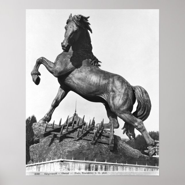 Affiches Cheval avec harrow (Devant)