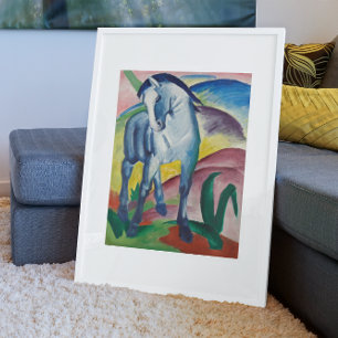 Affiches Cheval bleu de Franz Marc, Beaux-arts vintage