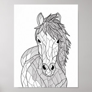 Affiches Cheval de Doodle